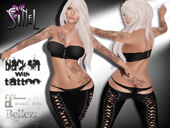 SiNeL: Black Sin - Outfit With Tattoo
