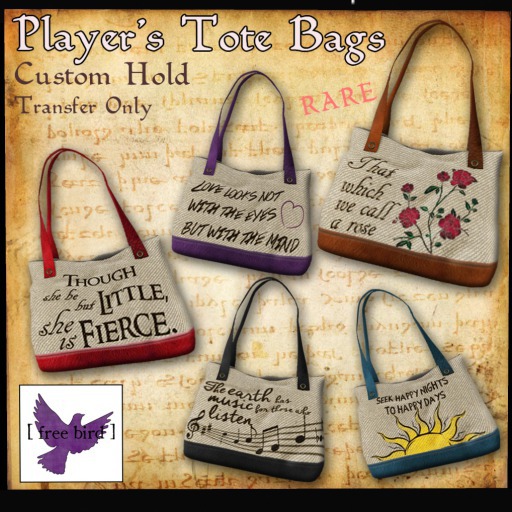 [ free bird ] Player's Tote - Call A Rose RARE
