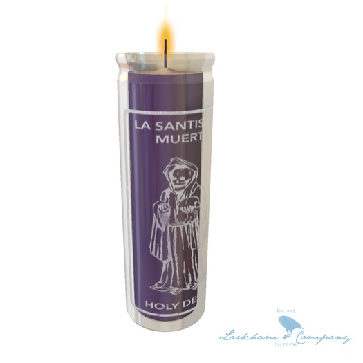 Santa Muerte Candle - Purple