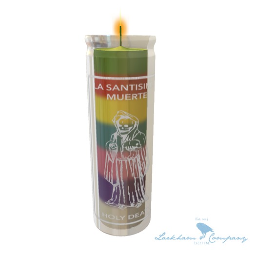 [Lark&Co] Santa Muerte Candle - Seven Colors (WEAR TO UNPACK)