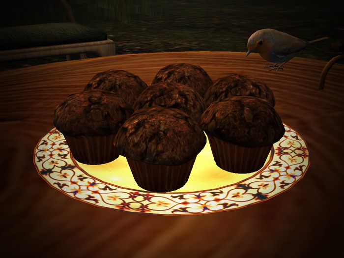 )<SF>( Plate of Chocolate Muffins (BOX)