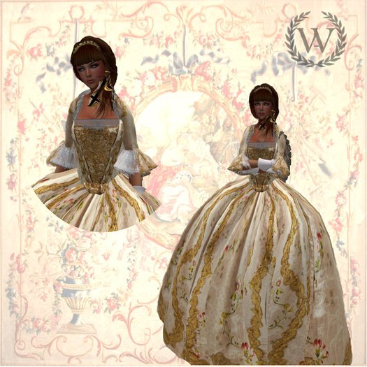 vestido barroco julio / baroque dress July (BOX)