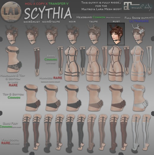 [LAB737] Scythia Headband (rust)