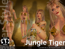 JUNGLE TIGER Exotic Big CAT SKIN Costume | Complete Full Look