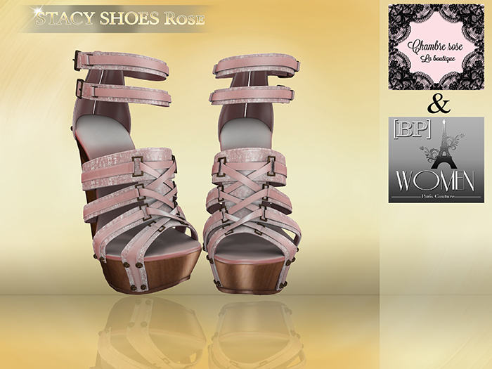 [BP&CR]-Stacy Shoes Rose-