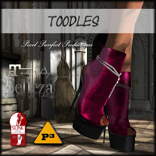 <P3> Toodles - Pink Damask