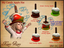 [HP] Candy Redgreen Apple Hat - RARE Adult