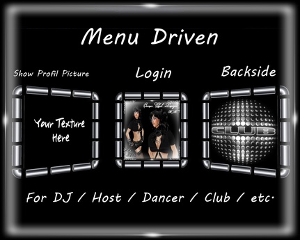 Second Life Marketplace - * Tip jar * Club / Pesonal * Menu Driven