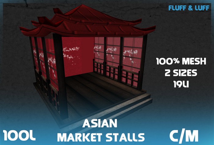 Fluff & Luff - Asian Marketstalls (Boxed)
