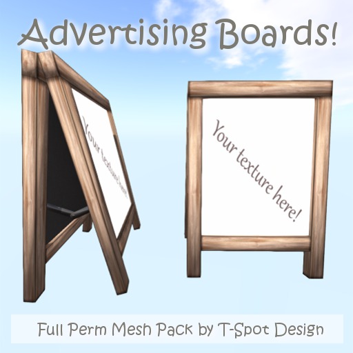 T-Spot Mesh - Cafe/Advertising Board Full Perm - LI=0.8