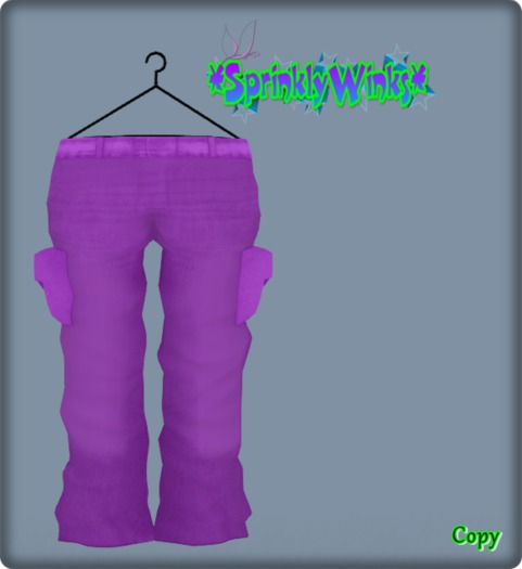 *S*W* Purple Cargo Pants (R & TD)