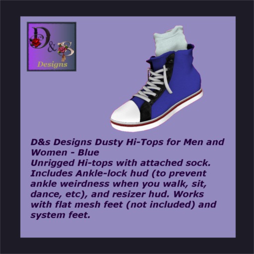 D&s Designs - Dusty HiTops Blue bag