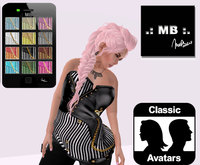 .: MB :. sexy Steampunk Corset Classic w/ 12 colors HUD