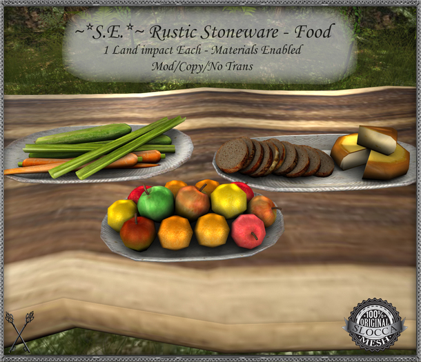~*S.E.*~ Rustic Stoneware Food