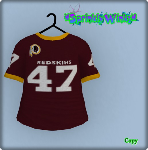 Second Life Marketplace - *S*W* Redskins Jersey (R & TD)