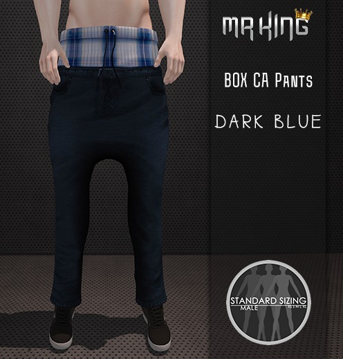 [MR] Pants Box Ca Blue