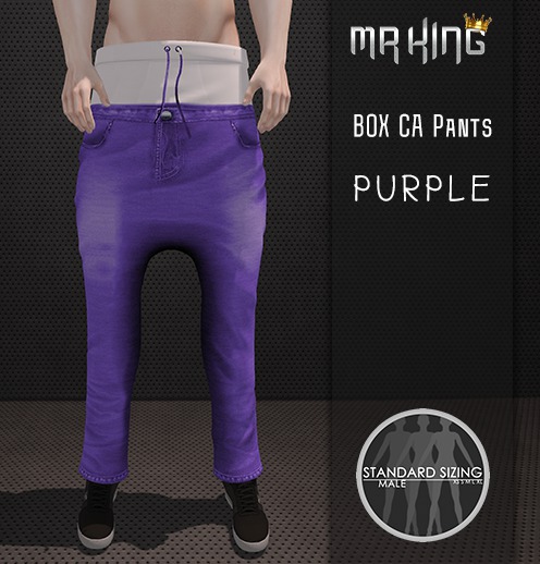 [MR]Pants Box ca purple
