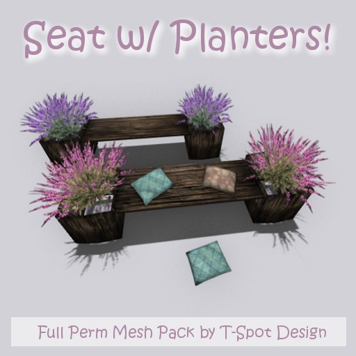 T-Spot Mesh Seat w/ Planters - Full perm Kit - LI 2