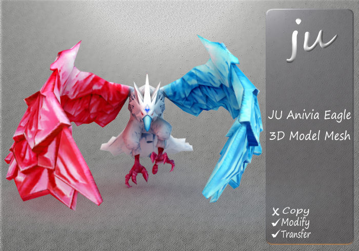 JU Anivia Eagle 3D Model Mesh