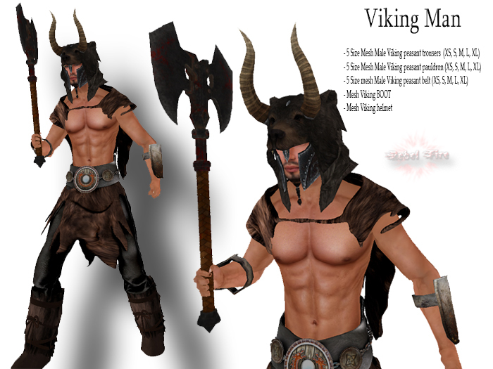 *Rebel Fire* Viking Man