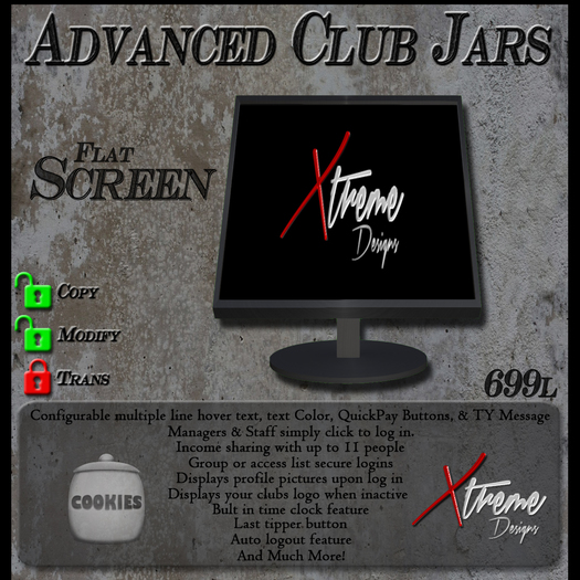 Copyable % Splitting Club Login TipJars - Flatscreen Console