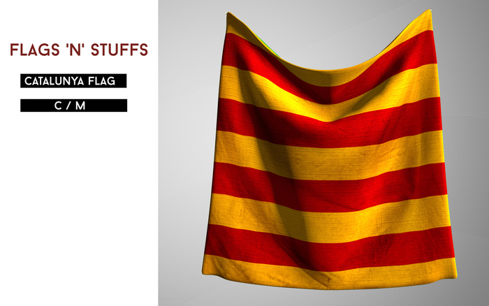 [Flags 'n' Stuffs] Bandera de Catalunya 100% Mesh V.2