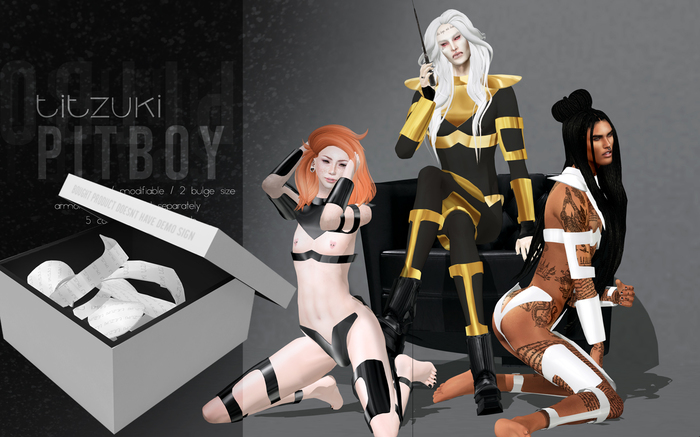 titzuki : pitboy armor+bracers /  white plexi