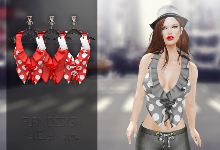 Evelyn Top Red