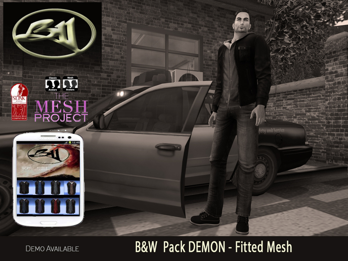 B&W Bag's DAMON-pack- Fitted Mesh  DEMO