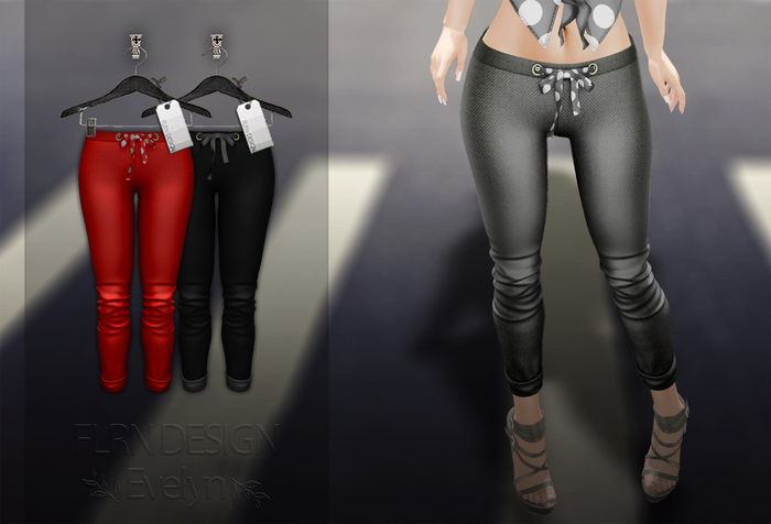 [FLRN] Evelyn Pants Red