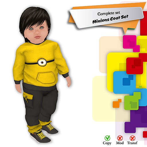 # Little Store # Minion Coat Set BABY