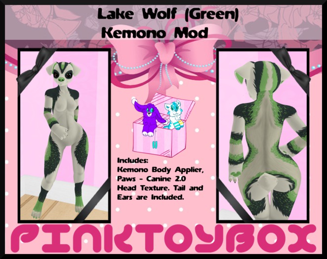 Lake Wolf (Green) Kemono Mod