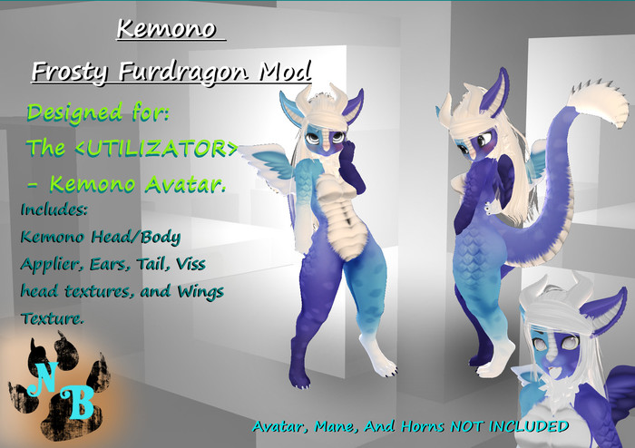 {NB} Kemono Frosty FurDragon Mod (Boxed)