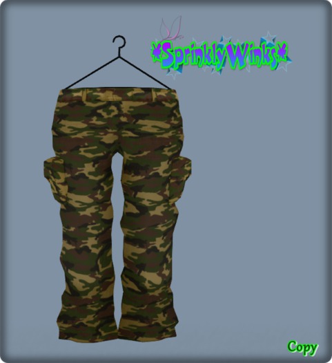 *S*W* Swamp Camo Cargo Pants (R & TD)