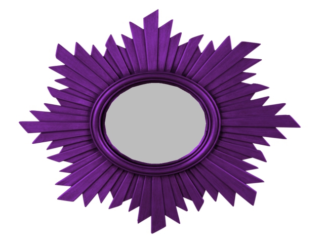 Purple Panel Mirror Alpha Texture