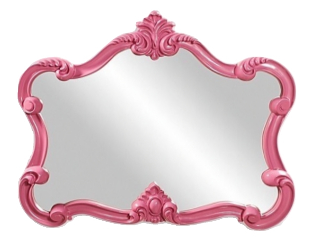 Ornate Pink Mirror Alpha Texture