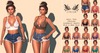 Avril tops adn highwaist shorts add