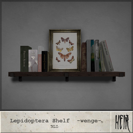 Heir - Lepidoptera Shelf -wenge-