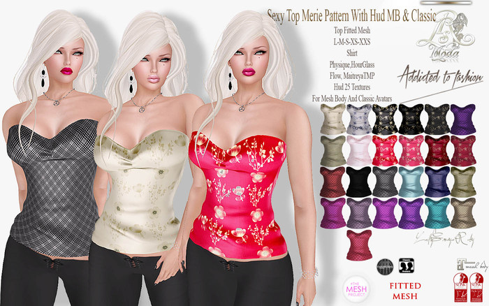 LSR - Sexy Top Merie Pattern With Hud MB & Classic