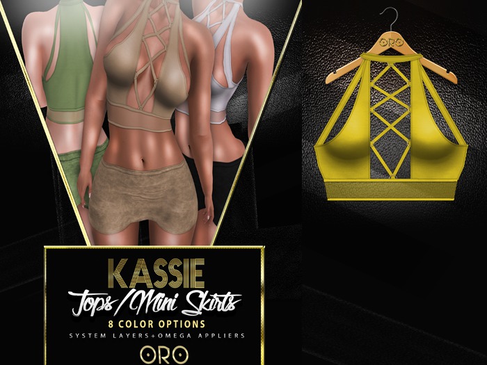 .ORO. Kassie Top - Yellow -Shopping Hud (WEAR)