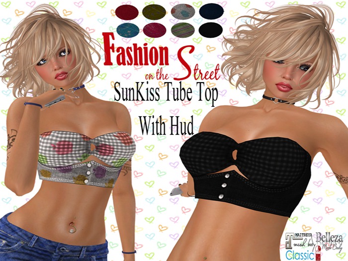 SunKiss Tube Top W/Hud Fashion On The Street