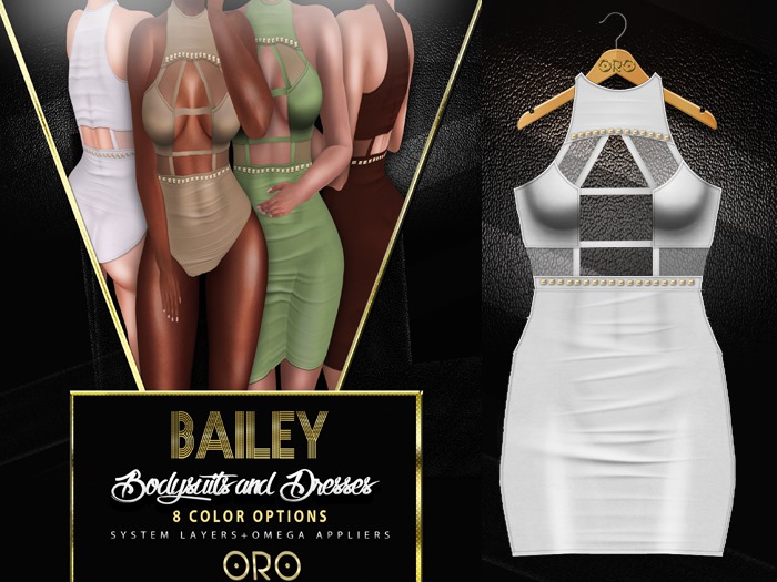 .ORO. Bailey Dress - White -Shopping Hud (WEAR)