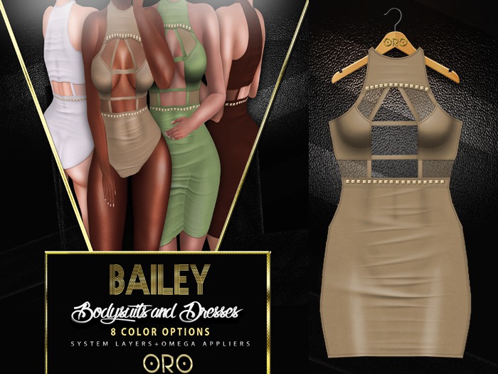 ORO - Bailey Dress - Nude