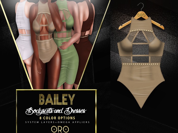 ORO - Bailey Bodysuit - Nude