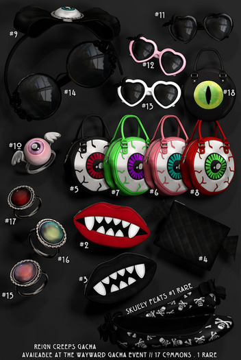 REIGN.- BATTY SHADES (WHITE)- #13