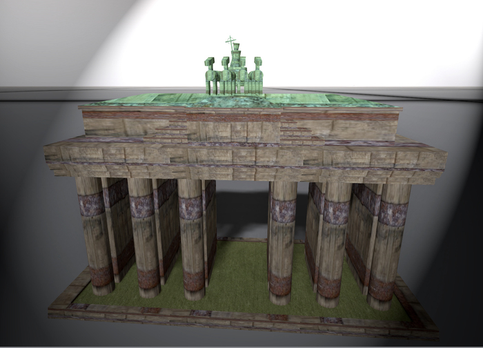 Shabby Brandenburg Gate, 2Li