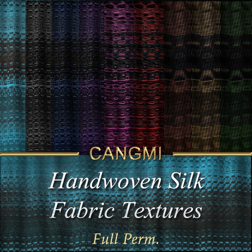 Handwoven Silk Fabric Textures
