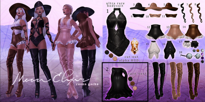 Moon Elixir - Coven - 2 - Maitreya - Vest - RARE