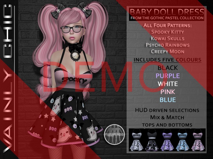 Vainly Chic - Gothic Pastel Demo