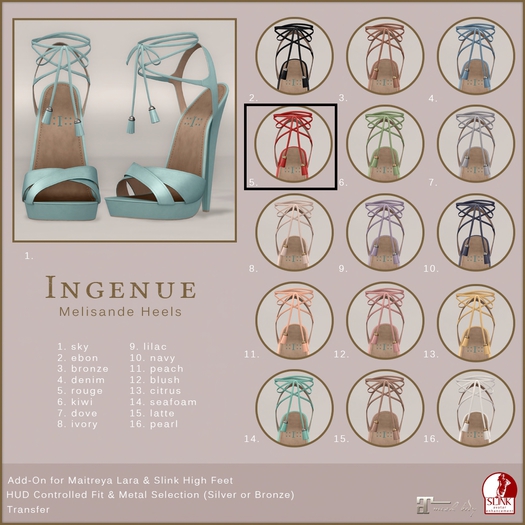 Ingenue :: Melisande Heels :: Rouge